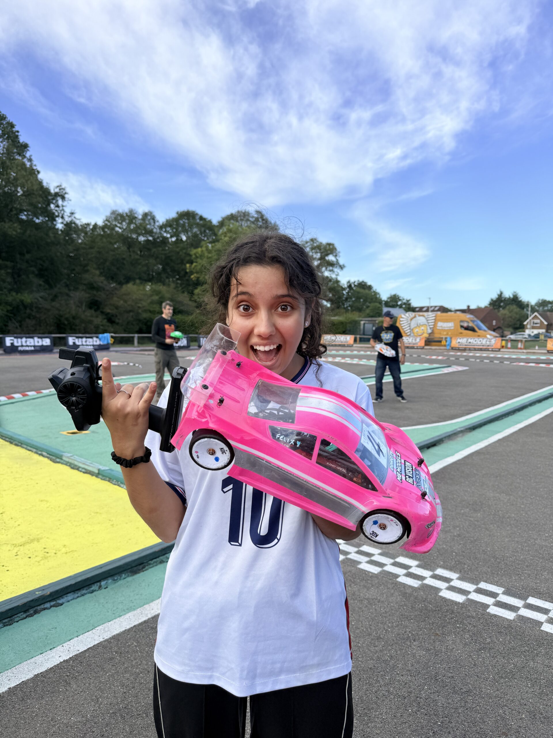 Aliza Hussain, third place in the KOC26 Round 4 Talent Cup, West London Racing Centre